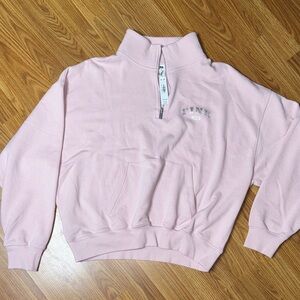 NWT Pink Half-Zip Size Medium